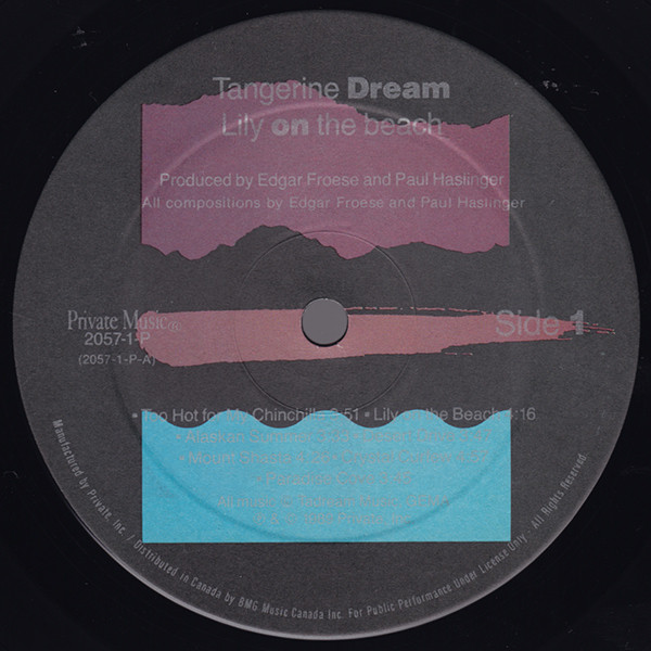 Tangerine Dream - Lily On The Beach-2