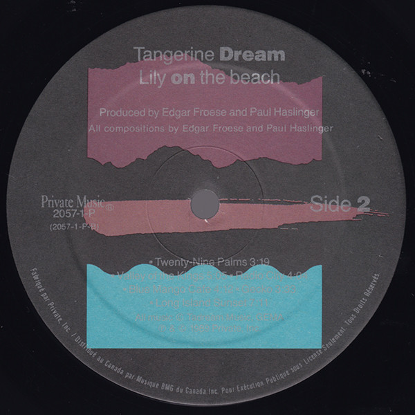 Tangerine Dream - Lily On The Beach-3
