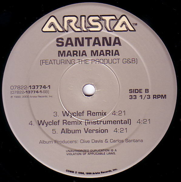 Santana Featuring The Product G&B - Maria Maria-2